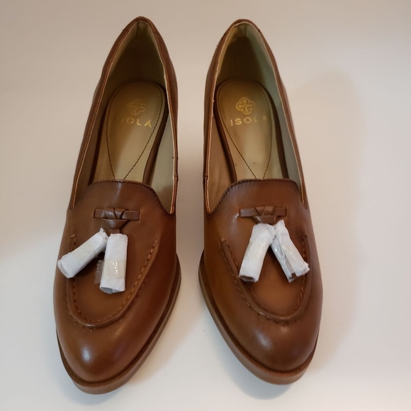 Isola Hailey tasseled loafer pumps - size 6.5 new with box - Picture 2 of 8